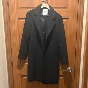 Black Abercrombie “Dad” Coat